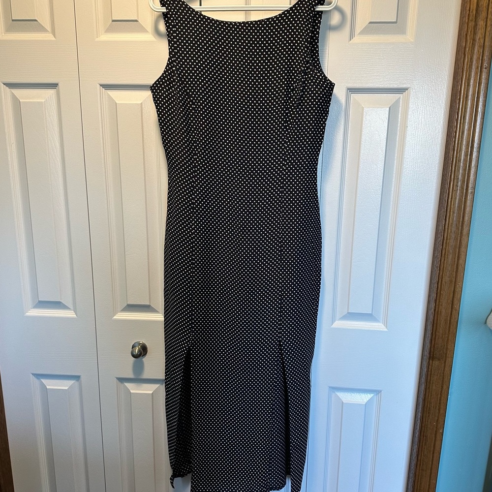 Vintage Midi Polka Dot Dress